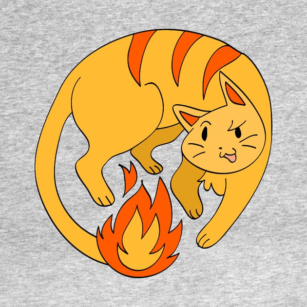 Fire Cat by saradaboru